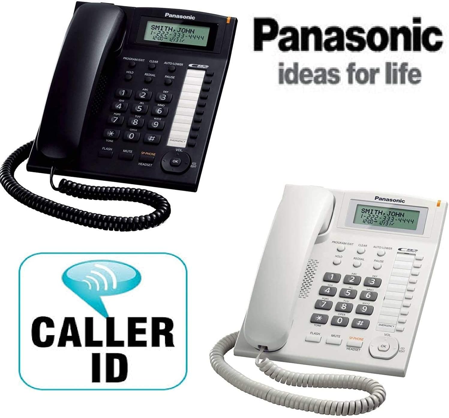 Panasonic KX-TS880MX landline corded telephone made in Malaysia
