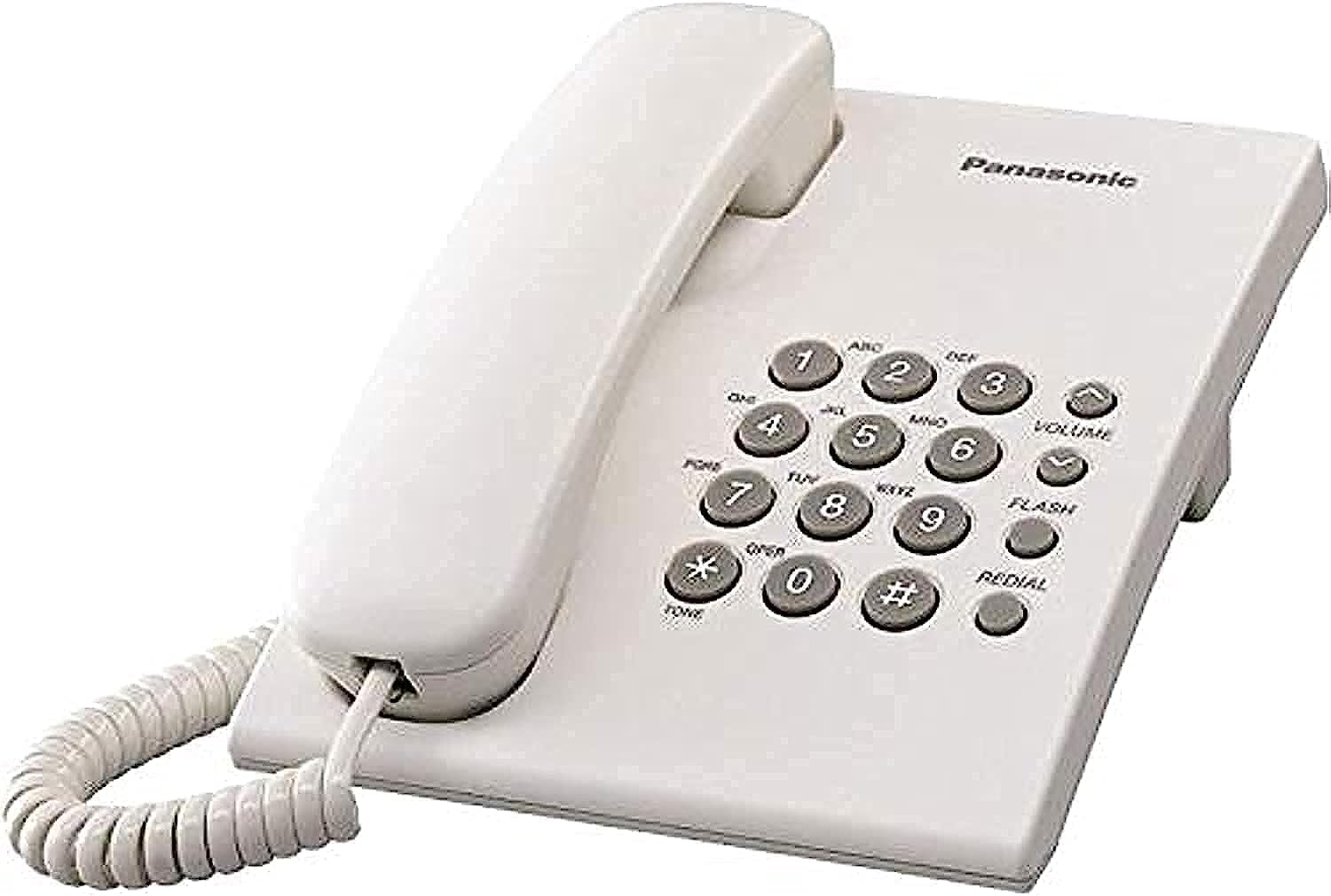 Panasonic KX-TS500 Corded Telephone Made in Malaysia - White