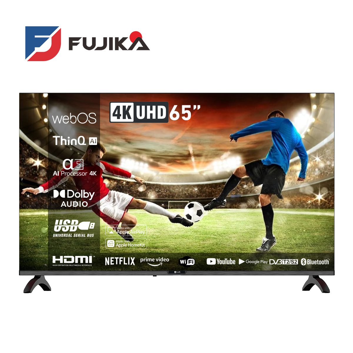 تلفزيون فوجيكا الذكي 65 بوصة 4K | FJ-65Q6 بتقنية webOS Hub