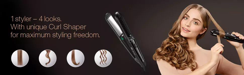 Braun Satin Hair 5 ST570 Hair Straightener & Multistyler With IONTEC Technology (0.1 kilograms)