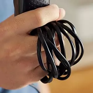 Extra long 2.4 m cord