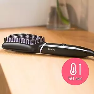 وقت احماء فرشاة فرد الشعر من فيليبس